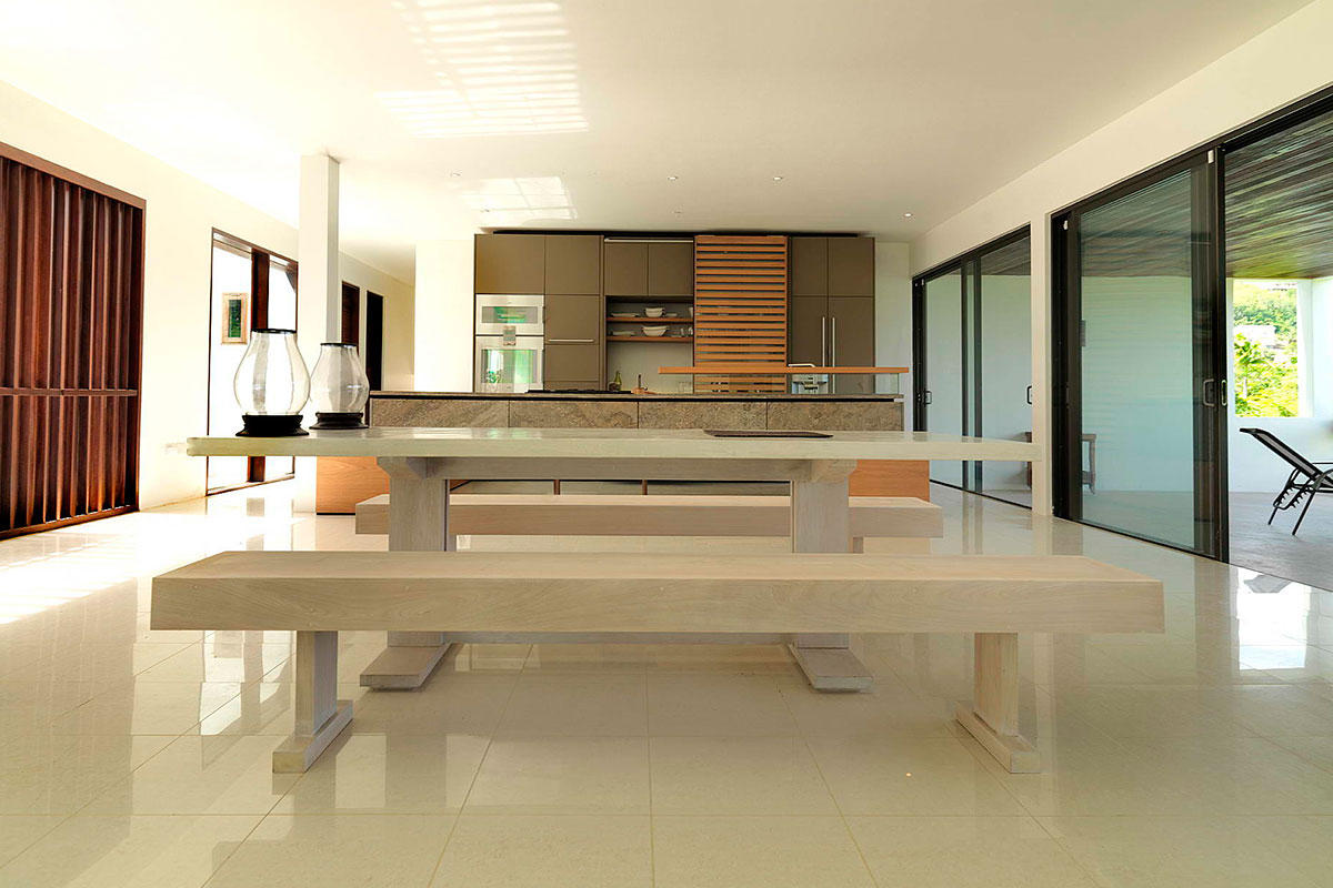 3-white-marble-table-and-bench-modern-kitchen